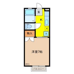 シルキーハイツの物件間取画像